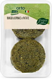 Burger di spinaci e patate