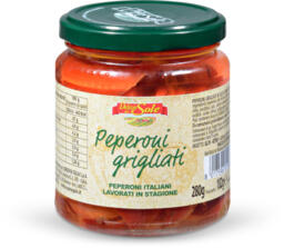 Peperoni grigliati sottolio