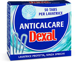 Tabs anticalcare per lavatrice 50 pezzi