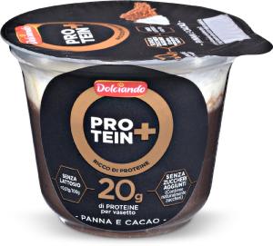 Coppa panna e cacao proteica