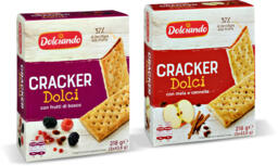 Cracker dolci ripieni vari gusti