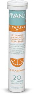 Vitamina C gusto arancia 20 compresse effervescenti
