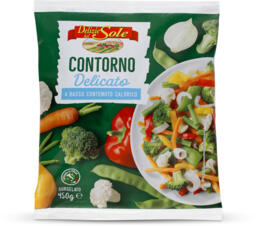 Contorno di verdure delicato surgelato