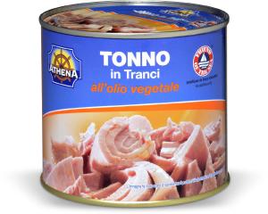 Tonno in tranci all'olio vegetale