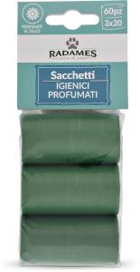 Sacchetti igienici profumati per cane 3 rotoli