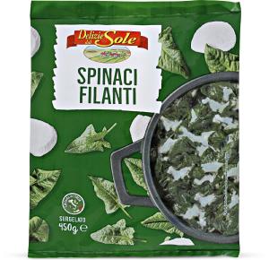 Spinaci filanti surgelati