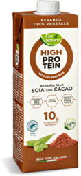 Bevanda proteica alla soia con cacao