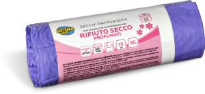Sacchi pattumiera per rifiuto secco con maniglie profumati 15 pezzi