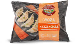 Gyoza con mazzancolle
