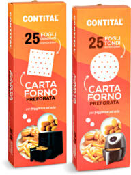 Carta forno preforata per friggitrice ad aria