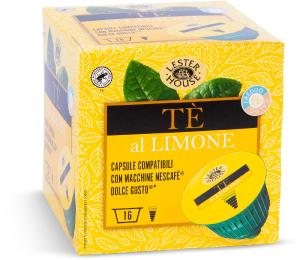 Capsule di preparato solubile per tè al limone 16 pezzi