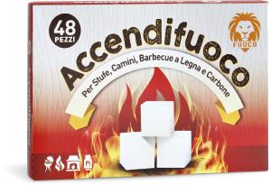 Tavolette accendifuoco chimiche 48 pezzi