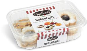 Biscotti margherite alla ciliegia e albicocca