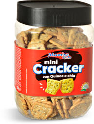 Snack mini cracker con quinoa e chia