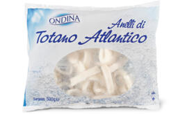 Anelli di totano atlantico surgelati