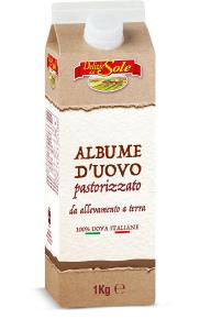 Albume d'uovo da allevamento a terra