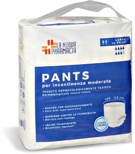 Pannolini pants assorbenti per incontinenza moderata - Large 10 pezzi