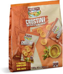 Crostini con olio di oliva 6 confezioni