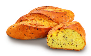 Ciabattina con curcuma e semi