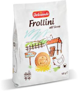 Biscotti frollini all'uovo