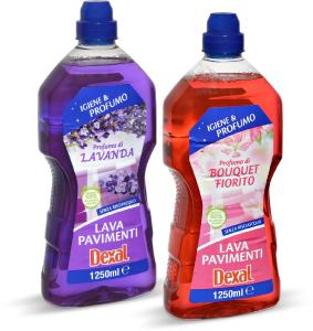 Detersivo lavapavimenti profumo lavanda/bouquet fiorito