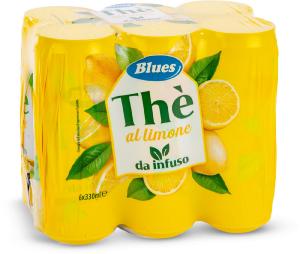 Thè da infuso al limone in lattina