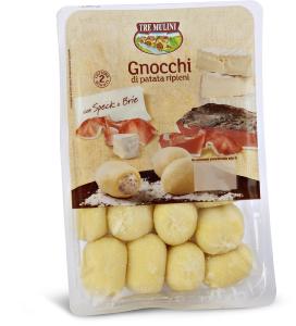 Gnocchi di patata ripieni con speck e brie