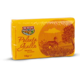 Polenta gialla pronta da scaldare