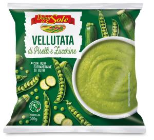 Vellutata di piselli e zucchine surgelata
