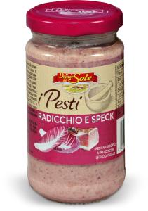 Pesto radicchio e speck