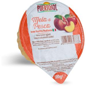 Polpa di frutta gusto mela e pesca
