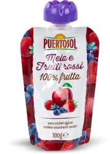 Frullato mela e frutti rossi 100% frutta
