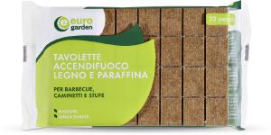 ACCENDIFUOCO LEGNO & PARAFFINA 32pz