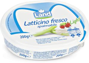 Formaggio latticino fresco spalmabile light*