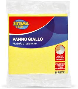 Panno giallo 6 pezzi