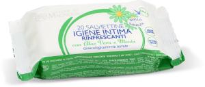 Salviettine igiene intima rinfrescanti