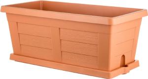 FIORIERA LEGNO 100CM COTTO CHIARO