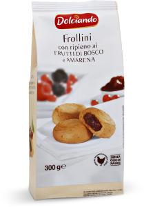 Frollini con ripieno ai frutti di bosco e amarena