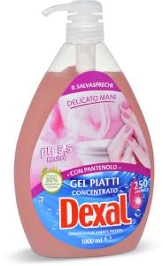 Detersivo gel piatti concentrato delicato mani