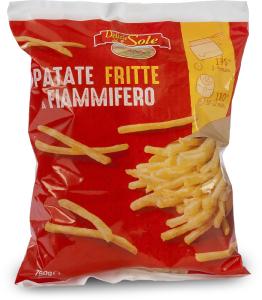 Patate fritte a fiammifero surgelate