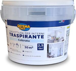 IDROPITTURA TRASPIRANTE 4 L COLORI