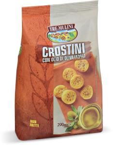 Crostini con olio di oliva