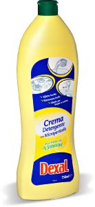 Detergente in crema con microparticelle