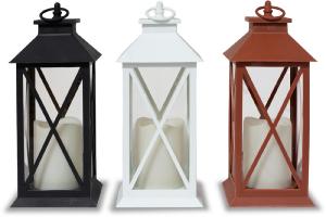 LANTERNA CON CANDELA LED