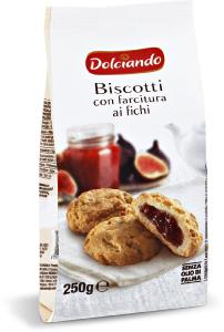 Biscotti con farcitura ai fichi