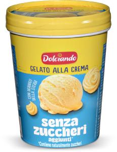 Gelato alla crema senza zuccheri aggiunti*