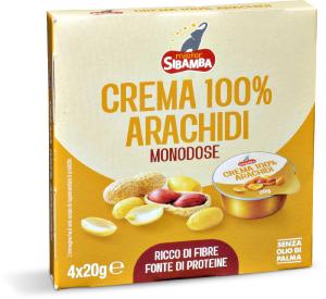 Crema 100% arachidi monodose