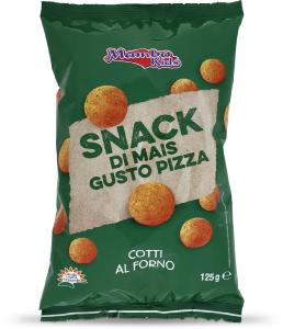 Snack di mais gusto pizza