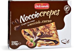 Crepes surgelate con crema di nocciole e cacao "Nocciocrepes"