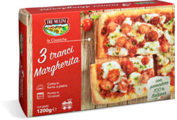 Pizza margherita 3 tranci surgelati